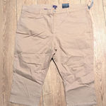 NYDJ NEW Crop Tan Jeans Womens Plus 24w 24 3X Khaki Stretch Pants Capri NWT Photo 0