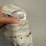 Blue Rain  White and Blue Stripe Smocked Waist Linen Pull On Wide Leg Pants Sz S Photo 6