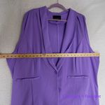 Eloquii New!  purple‎ one button blazer women size 28 Photo 3