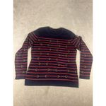 Brooks Brothers womens Large brooks brother horse bit equestrian sweater cotton navy Photo 1