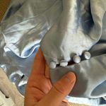 Bardot NWT Auria Satin Maxi Dress In Softblue size 12 Photo 5