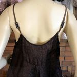 HACHE METALLIC BROWN WIDE LEG TENT ROMPER WITH POCKETS NWT (8) Photo 6