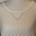 Pete Cream Front Plaid Back Slub Cotton Top M Blue Size M Photo 4