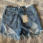 Boutique High Waisted Crossover Shorts  Photo 0