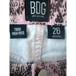 BDG  Urban Outfitters Women's Twig High Rise Jeans Size 26 Small Snakeskin Pink Photo 7