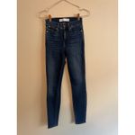 AYR The Chiller Skinny Mid Rise Jeans Womens Size 24 / 30 Dark Wash Photo 2