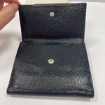 Gucci  Black Leather Compact Wallet w/ Silver-tone Hardware - Preowned Photo 7