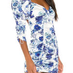 For Love & Lemons Hyacinth Drawstring Mini Dress NWT Size S Photo 0