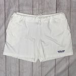 Nautica Jeans Company women L 100% cotton pull on shorts w/drawstring white Photo 0