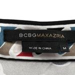 BCBGMAXAZRIA Y2K Dress M Multicolor Paisley Square Neck Stretch Boho Chic Photo 6