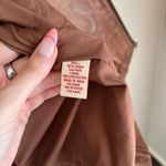 Reba Sierra Sunrise Sheep Leather Studded Zip Up Leather Distressed Jacket Large Brown Photo 7