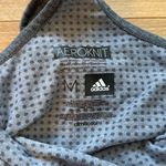 Adidas aero knit cool climate vintage gray polka dot tank top size medium Photo 5