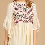 Altar'd State  Berry Berry Dress Cream Photo 0