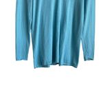J Jill Women Sweater‎ S Turquoise Lightweight Merino Wool Workwear Quiet Luxury Blue Photo 5