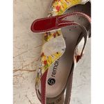Remonte Floral Mary Jane Shoe Yellow Size 5.5 Photo 4