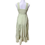 Abercrombie & Fitch Abercrombie Fitch Dress Green Smocked Bodice Easy Maxi Tank Tiered Boho XSP Photo 4