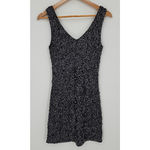 Amber Blue Black Sequin Mini‎ Dress Y2K Clubbing Cocktail Party LBD Revenge Dress Size S Photo 2