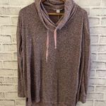 Motherhood Women’s Morherhood Maternity pink/black long sleeved cowl neck sweater Small Photo 0