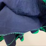 Anthropologie  Moulinette Soeurs Kelly Green/Navy Striped Strapless Dress Photo 4