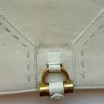 YSL Yves Saint Laurent Vintage Cream Leather Long Wallet Gold Hardware Photo 2