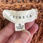 Prómesa Promesa women’s brown knit sweater sz small Photo 6
