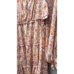 Vintage Jessica Simpson Women’s Sz XL Dress Floral Ruffled Boho Western Style Pink Photo 8