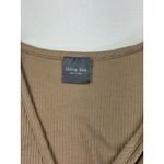 Olivia Rae New York Womens Dress, Ribbed Knit Tiered Casual Dress, Tan, Party Photo 3