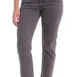 Levi's Levi’s 501 denim jeans original high rise cropped straight leg faded black 31 Photo 6