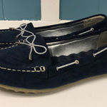 Cushion Walk By Avon Flats Size 9 Women’s Navy Blue‎ Slip On Round Toe Blue Photo 0