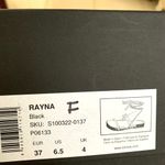 ALOHAS Rayna Leather Strappy Tie Espadrille Sandals in Black Size 6.5 Photo 9