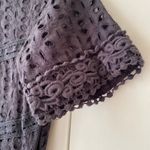 Sundance Black eyelet crochet trim dress size S Photo 9