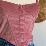 Light Pink Corset Crop Top Size M Photo 2