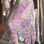 vintage purple patterned skirt Size 14 Photo 1