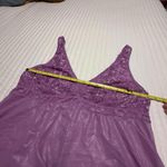 Soma  Purple Lingerie Babydoll Slip Nightie Lace Mesh & Chiffon XXL Photo 3
