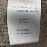 Tibi  Printed Combed Cotton Brown Cream Cotton Sweater Womens Small Photo 12