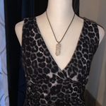 Ladies Leopard Print Rutched Sleeveless Dress w/ Matching LongSleeve Bolero Size undefined Photo 3