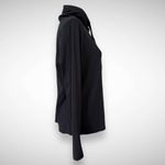 VICTORIA'S SECRET SPORT VSX Women's Long Sleeve Cowl Neck Shirt Small | EUC Black Photo 4