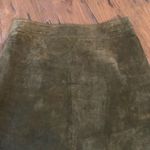 MSSR Pig Suede Lined Army Green Skirt 8 M Medium Photo 2