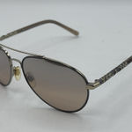 Burberry B 3089 1145/8Z 58-14 140 2N Gold/Reflective Brown Aviator Sunglasses Photo 0