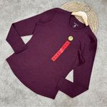 NWT Seg’ments 100% Merino Wool Base Layer Shirt Top Long Sleeve in Burgundy M Red Size M Photo 2