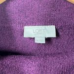 Ann Taylor Loft Sweater Women M Purple Cowl Neck Knit Pullover Business Casual Size M Photo 4