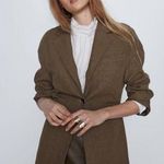 ZARA  100% Linen Oversized Blazer Photo 0