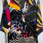 Coral Bay  multicolored 3/4 sleeve tunic blouse size medium Photo 0