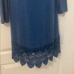Mixit Ladies size Med Blue Dress with Lace Beautiful Photo 1