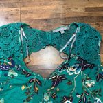 Daniel Rainn  Floral Lace Tank Top Sleeveless Green Casual Blouse‎ 2X Photo 2