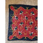 Jones New York  Equestrian Horse Derby Riding Helmet‎ Old Money Silk Square Scarf Photo 1