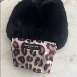 Generation Love NWT -  Esther Fur Slides Slippers Black Size Small (5-7) Photo 6