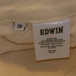 EDWIN Bree vanilla skinny raw hem jeans Size 28 Photo 3