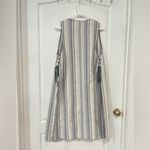 BCBGeneration FINAL PRICE DROP  Women’s Lace-Up Long Striped Boho Cardigan Vest Photo 7