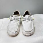 Hey Dude Shoes Wendy star white women's 10 neutral color with zebra print star Photo 1